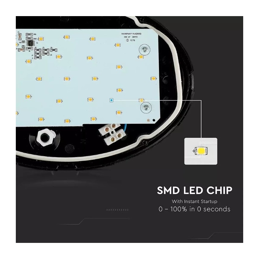 Светодиодный уличный потолочный светильник LED/12W/230V IP54