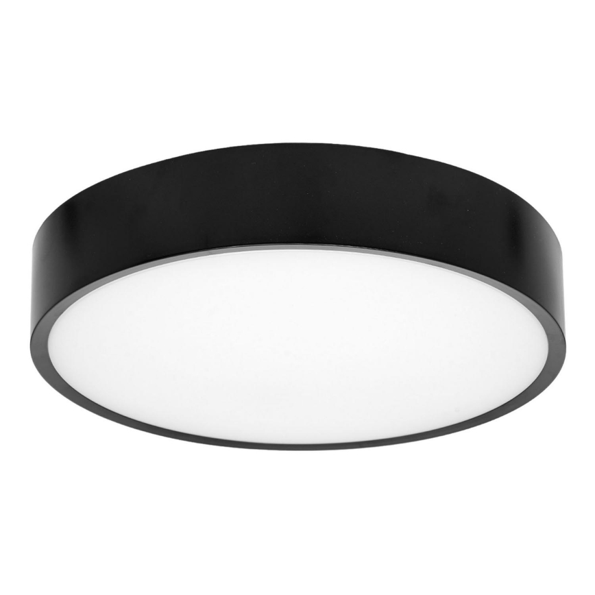 Светодиодный уличный потолочный светильник MARTIN LED/25W/230V 3000/4000K диаметр 35 см IP65 черный
