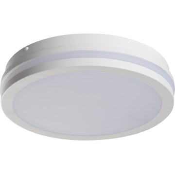 Светодиодный уличный потолочный светильник с датчиком движения BENO LED/24/30W/230V 3000/3500/4000K IP65 белый круглый