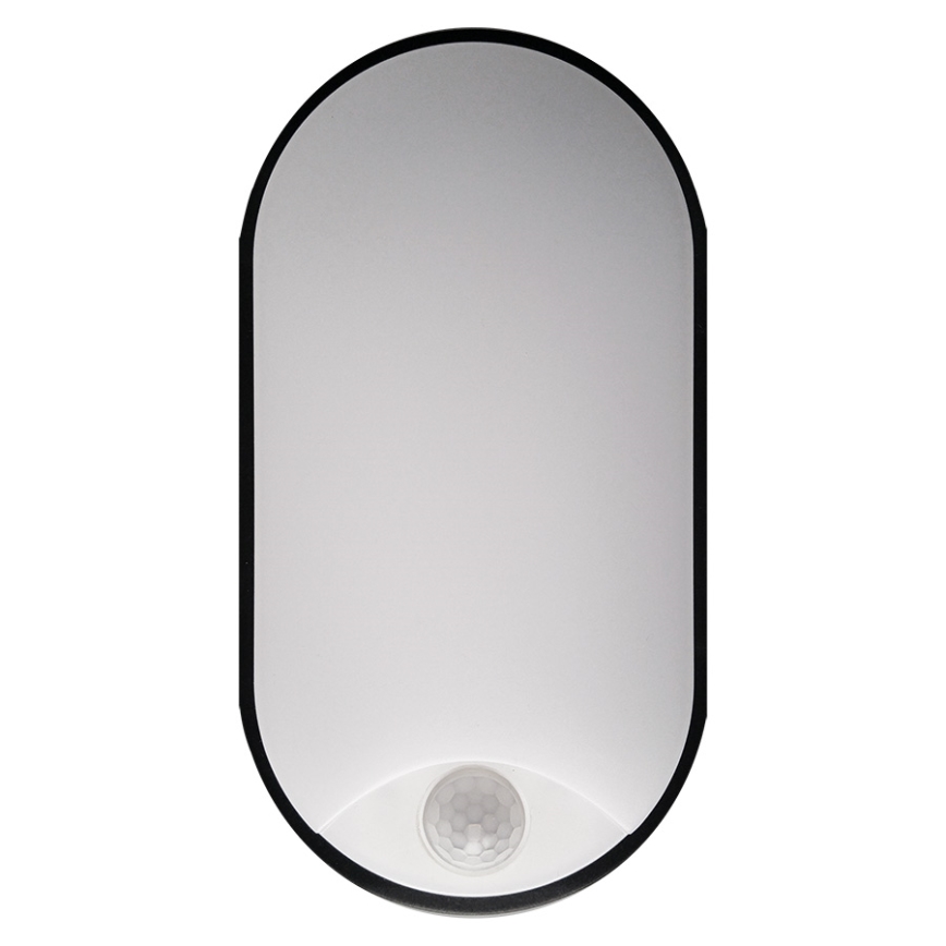Светодиодный уличный потолочный светильник с датчиком LED/14W/230V IP54 черный