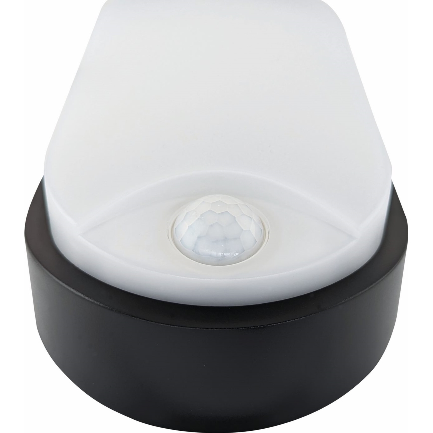Светодиодный уличный потолочный светильник с датчиком LED/14W/230V IP54 черный