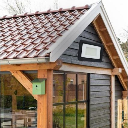 Светодиодный уличный прожектор LED/100W/230V 4000K IP65 черный