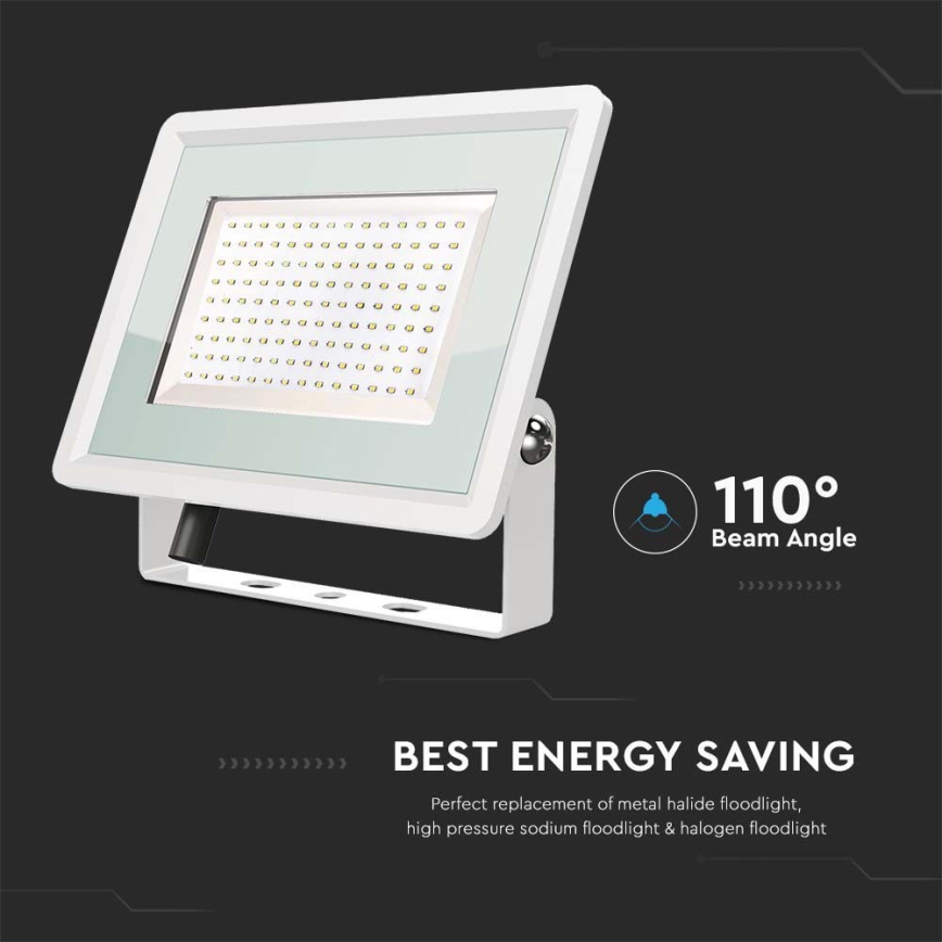 Светодиодный уличный прожектор LED/200W/230V 4000K IP65 белый