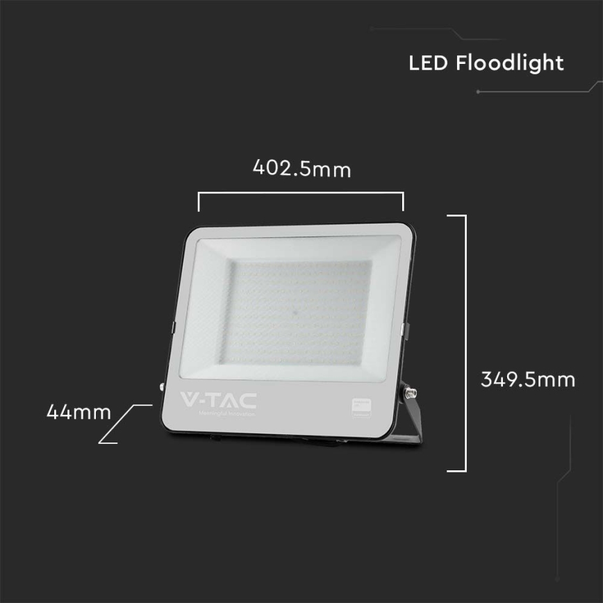 Светодиодный уличный прожектор SAMSUNG CHIP LED/200W/230V 6500K IP65 черный