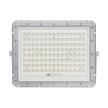 Светодиодный уличный прожектор на солнечной батарее LED/20W/3,2V 6400K белый IP65 + дистанционное управление