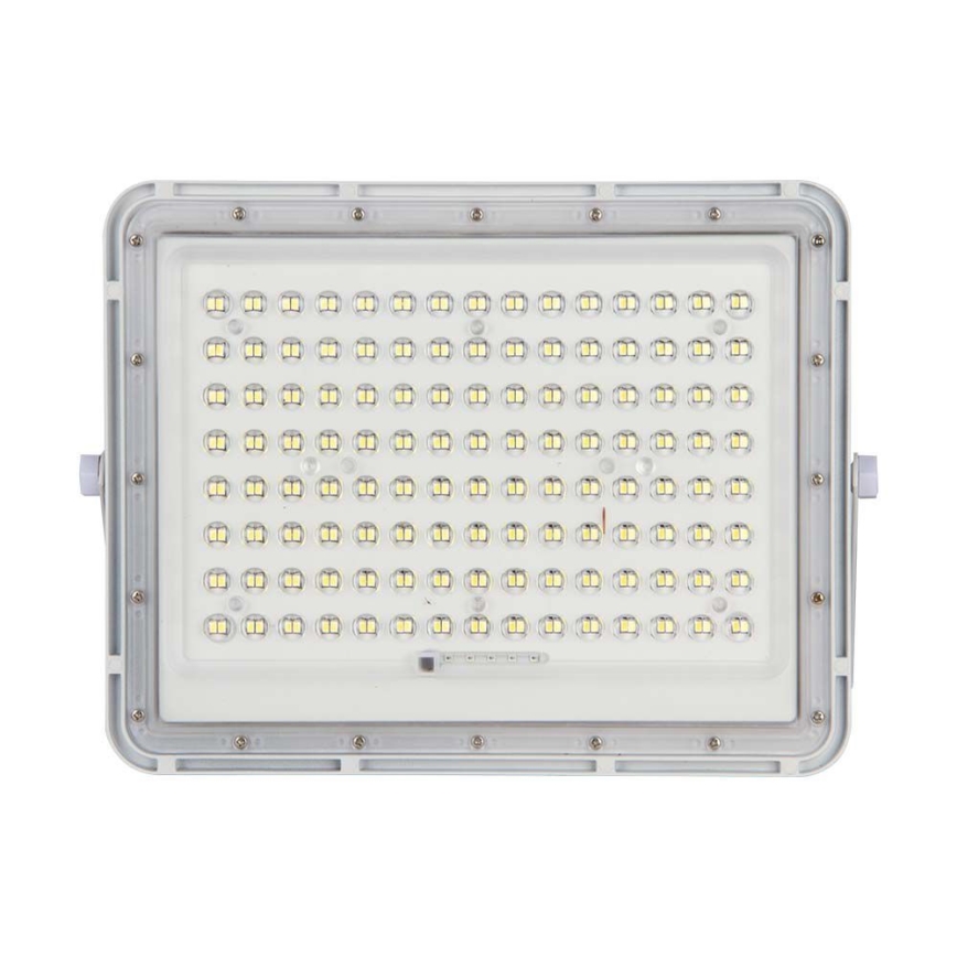 Светодиодный уличный прожектор на солнечной батарее LED/20W/3,2V 6400K белый IP65 + дистанционное управление