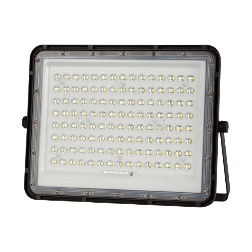 Светодиодный уличный прожектор на солнечной батарее LED/20W/3,2V 6400K черный IP65 + дистанционное управление
