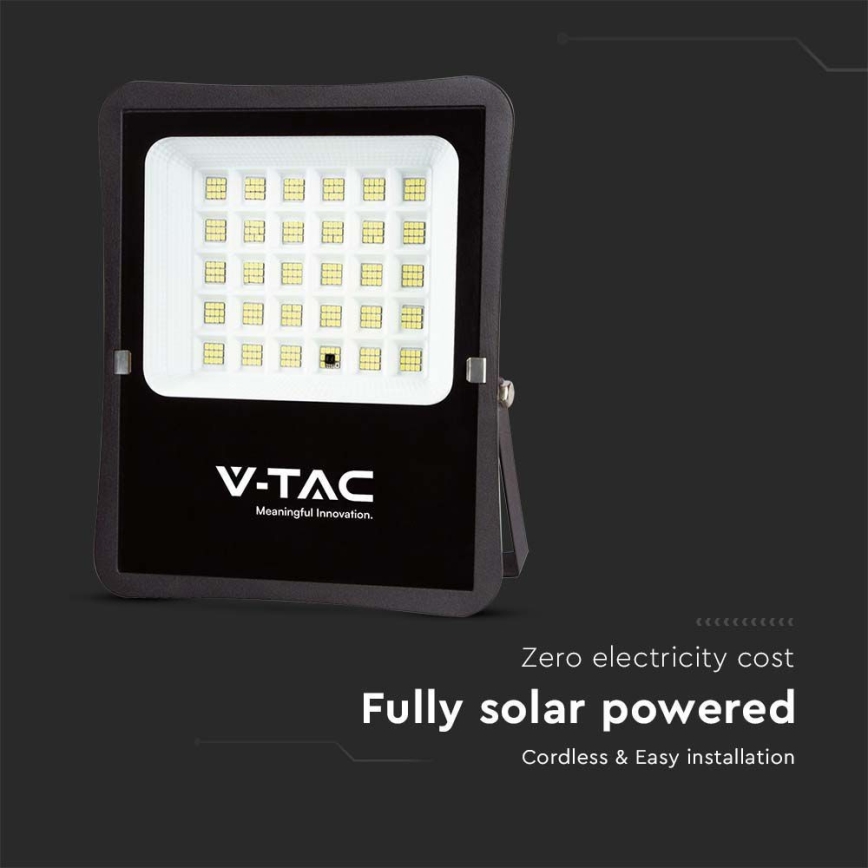 Светодиодный уличный прожектор на солнечной батарее LED/20W/3,2V 6400K IP65 15000 mAh + дистанционное управление