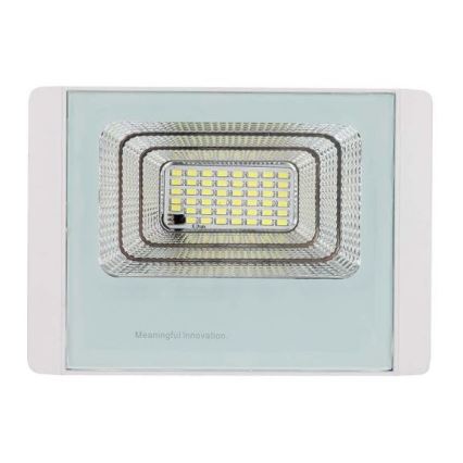Светодиодный уличный прожектор на солнечной батарее LED/20W/3,2V IP65 4000K + дистанционное управление