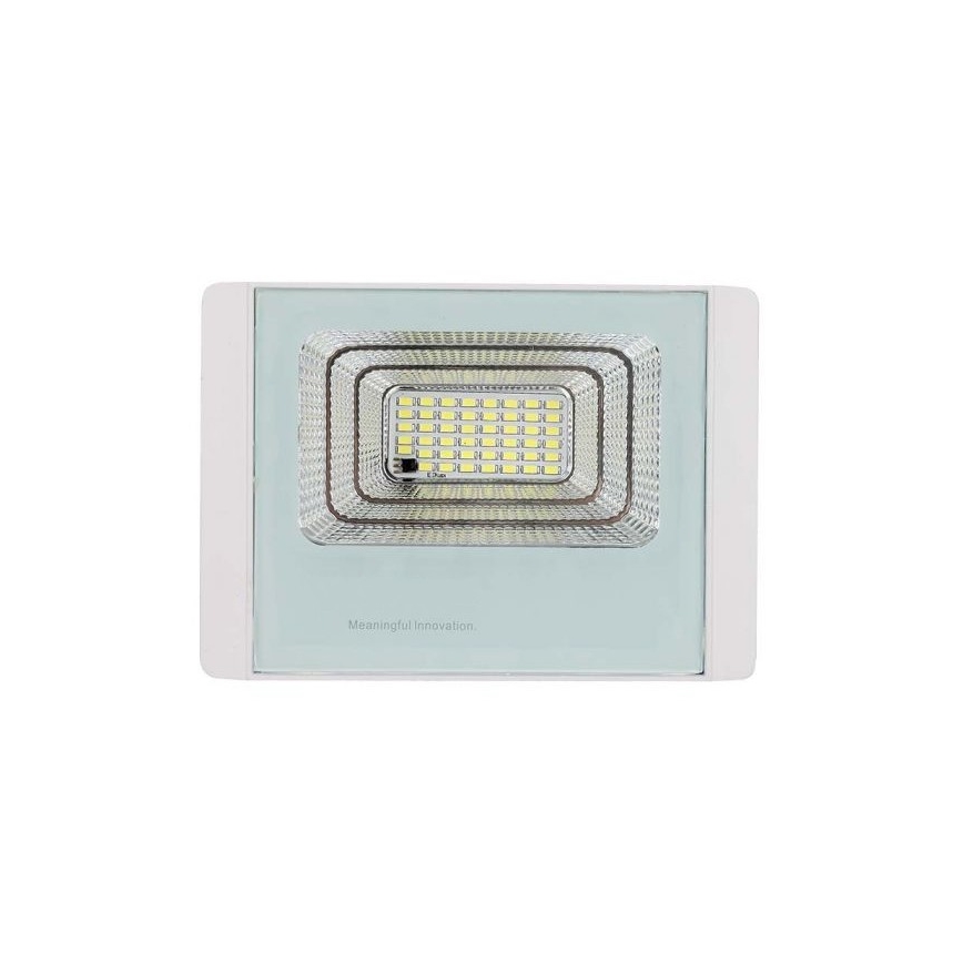 Светодиодный уличный прожектор на солнечной батарее LED/20W/3,2V IP65 4000K + дистанционное управление