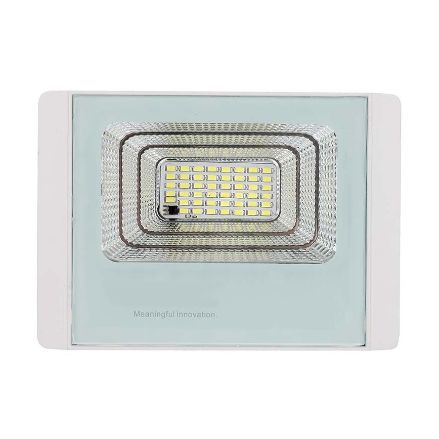 Светодиодный уличный прожектор на солнечной батарее LED/20W/3,2V IP65 6400K + дистанционное управление