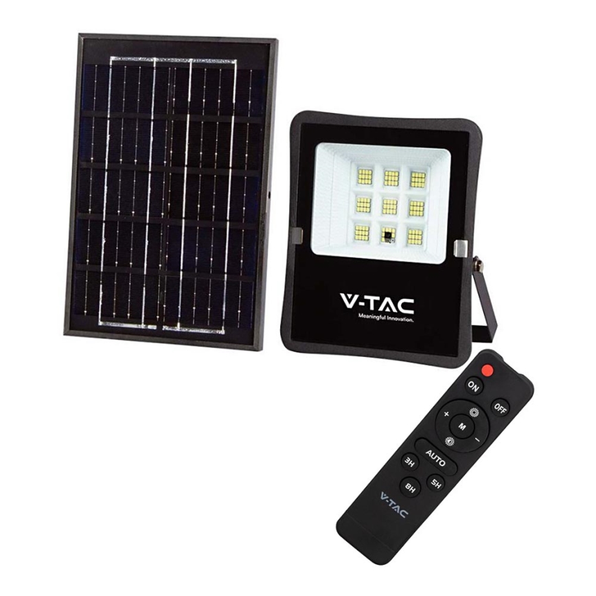 Светодиодный уличный прожектор на солнечной батарее LED/6W/3,2V 4000K IP65 5000 mAh + дистанционное управление