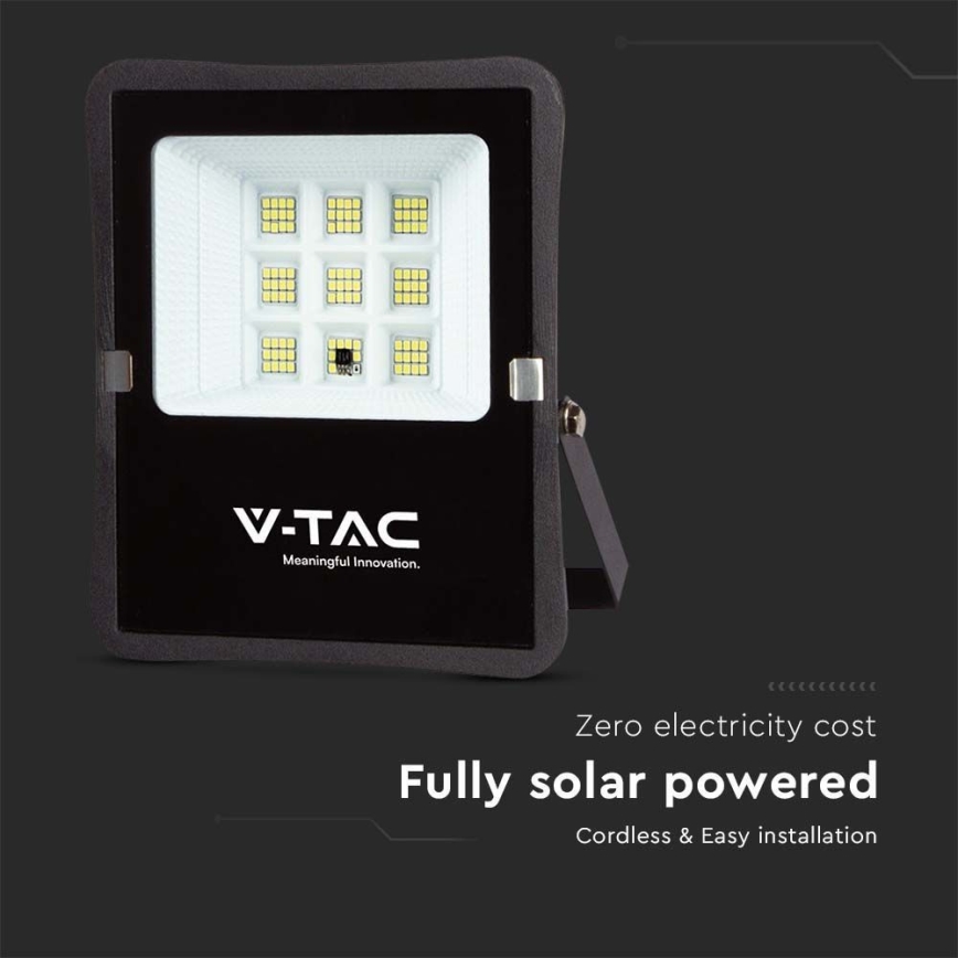 Светодиодный уличный прожектор на солнечной батарее LED/6W/3,2V 4000K IP65 5000 mAh + дистанционное управление