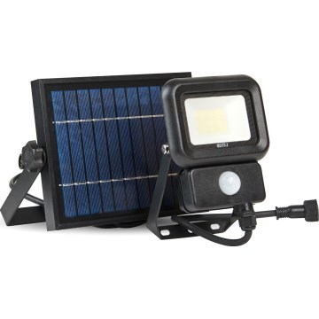 Светодиодный уличный прожектор на солнечной батарее с датчиком LED/10W/3,7V 6500K IP65 2200 mAh