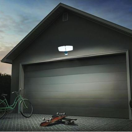 Светодиодный уличный прожектор с датчиком LED/24W/230V 3000/4000/6000K IP54 антрацит
