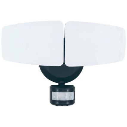 Светодиодный уличный прожектор с датчиком LED/24W/230V 3000/4000/6000K IP54 антрацит