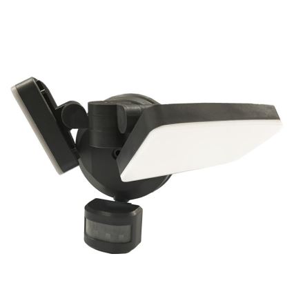 Светодиодный уличный прожектор с датчиком LED/24W/230V 3000/4000/6000K IP54 антрацит