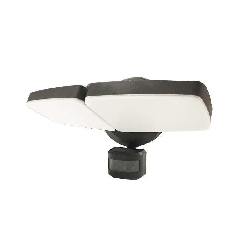 Светодиодный уличный прожектор с датчиком LED/24W/230V 3000/4000/6000K IP54 антрацит