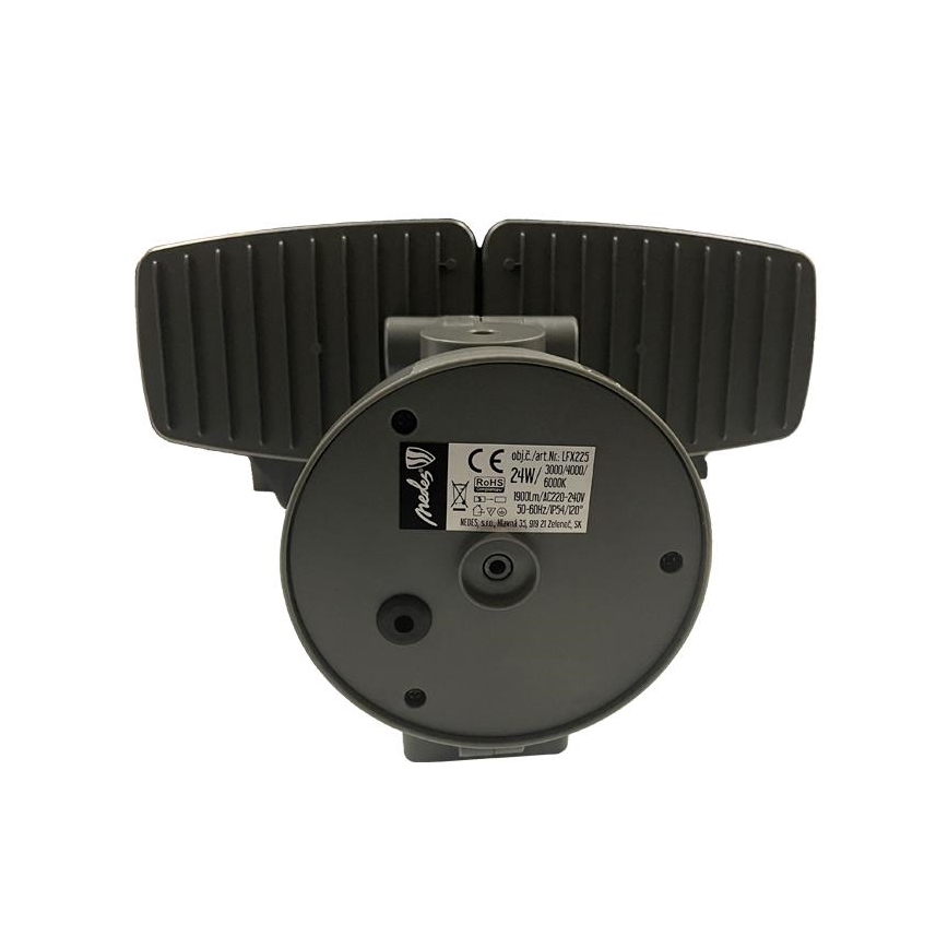 Светодиодный уличный прожектор с датчиком LED/24W/230V 3000/4000/6000K IP54 антрацит