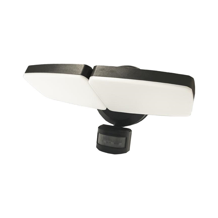 Светодиодный уличный прожектор с датчиком LED/24W/230V 3000/4000/6000K IP54 черный