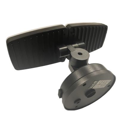 Светодиодный уличный прожектор с датчиком LED/24W/230V 3000/4000/6000K IP54 черный