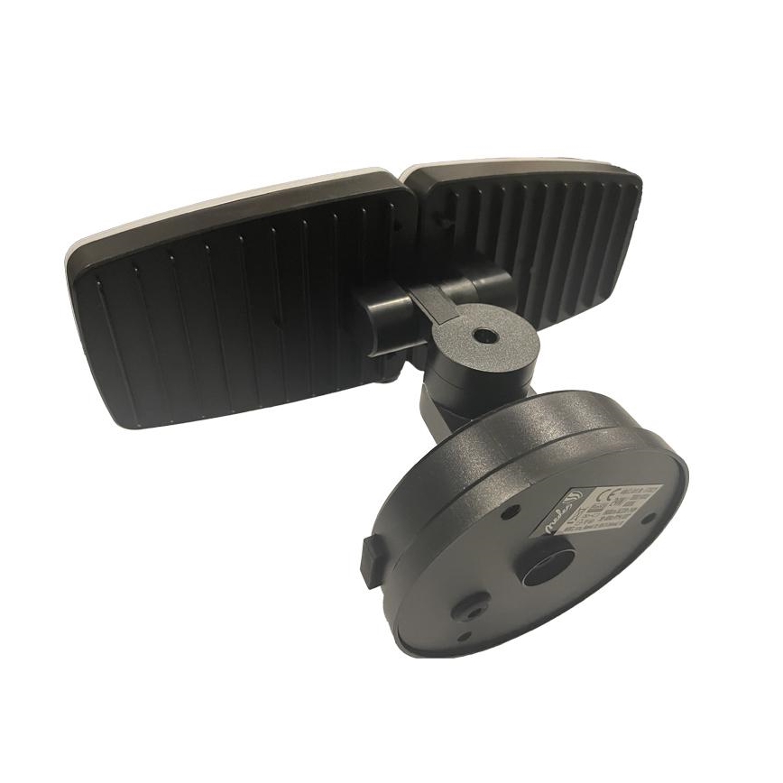 Светодиодный уличный прожектор с датчиком LED/24W/230V 3000/4000/6000K IP54 черный