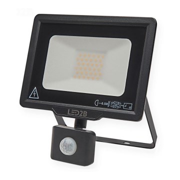 Светодиодный уличный прожектор с датчиком LED/30W/230V 6500K IP44