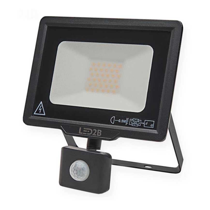 Светодиодный уличный прожектор с датчиком LED/30W/230V 6500K IP44
