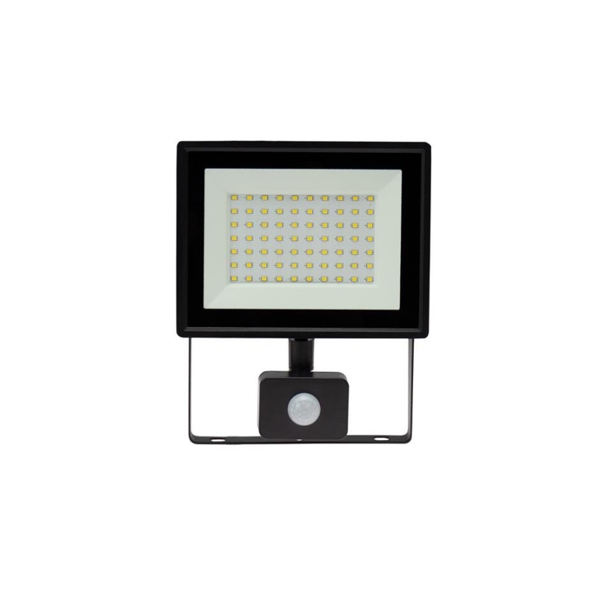 Светодиодный уличный прожектор с датчиком NOCTIS LUX 3 LED/50W/230V 4000K IP44 черный