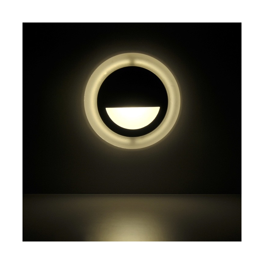 Светодиодный уличный светильник для подсветки лестницы Q4 LED/3W/230V IP44