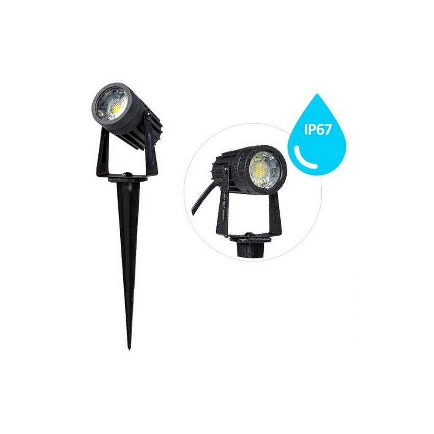 Светодиодный уличный светильник LED/3W/230V 4000K IP67 черный