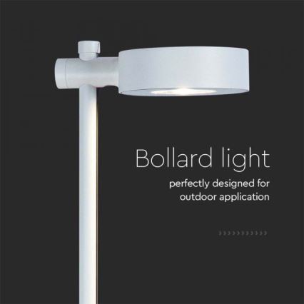 Светодиодный уличный светильник LED/7 Вт/230 В/4000 К/IP65 белый