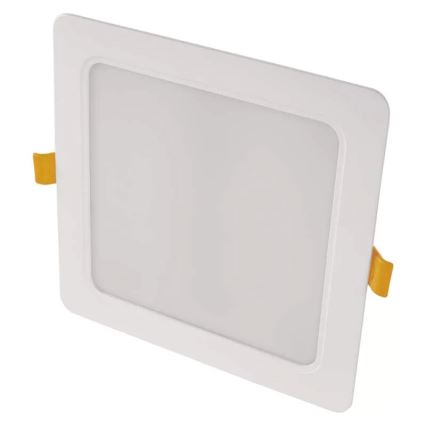 Светодиодный встраиваемый потолочный светильник LED/18W/230V 17x17 cm белая