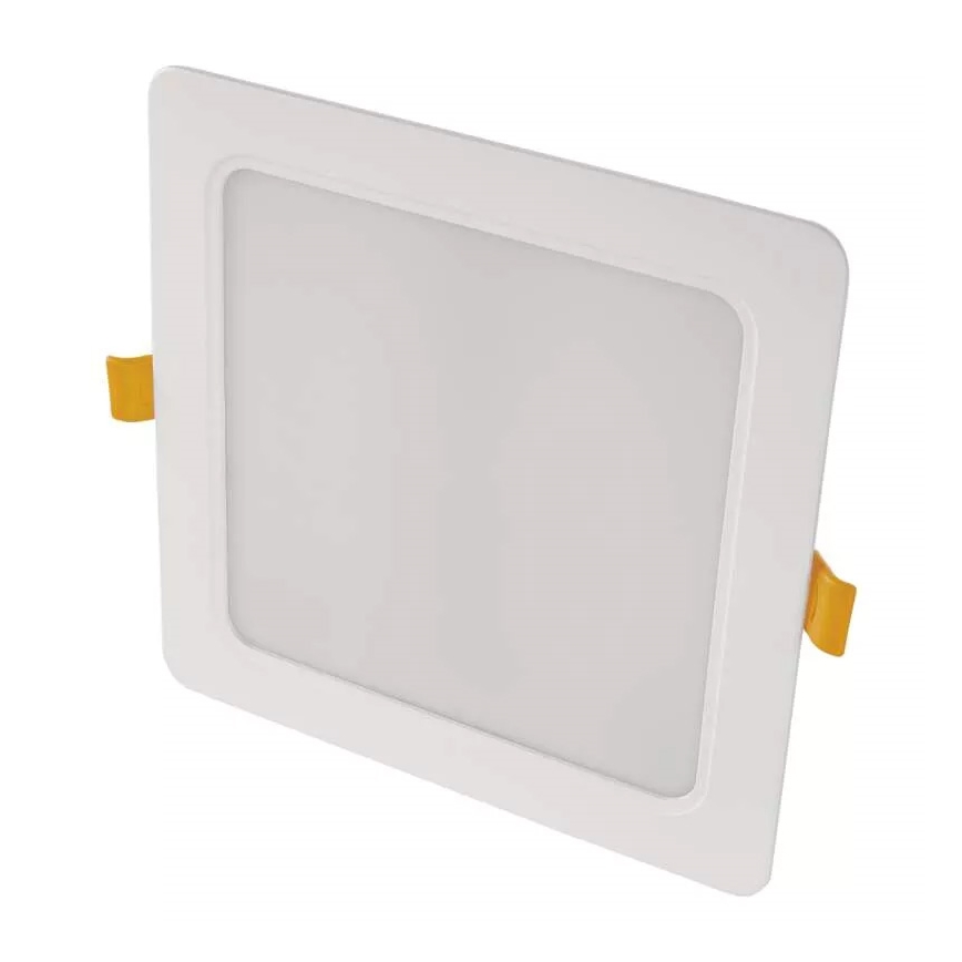 Светодиодный встраиваемый потолочный светильник LED/18W/230V 17x17 cm белая