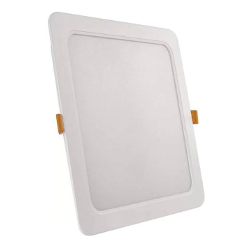 Светодиодный встраиваемый потолочный светильник LED/24W/230V 22x22 cm белая