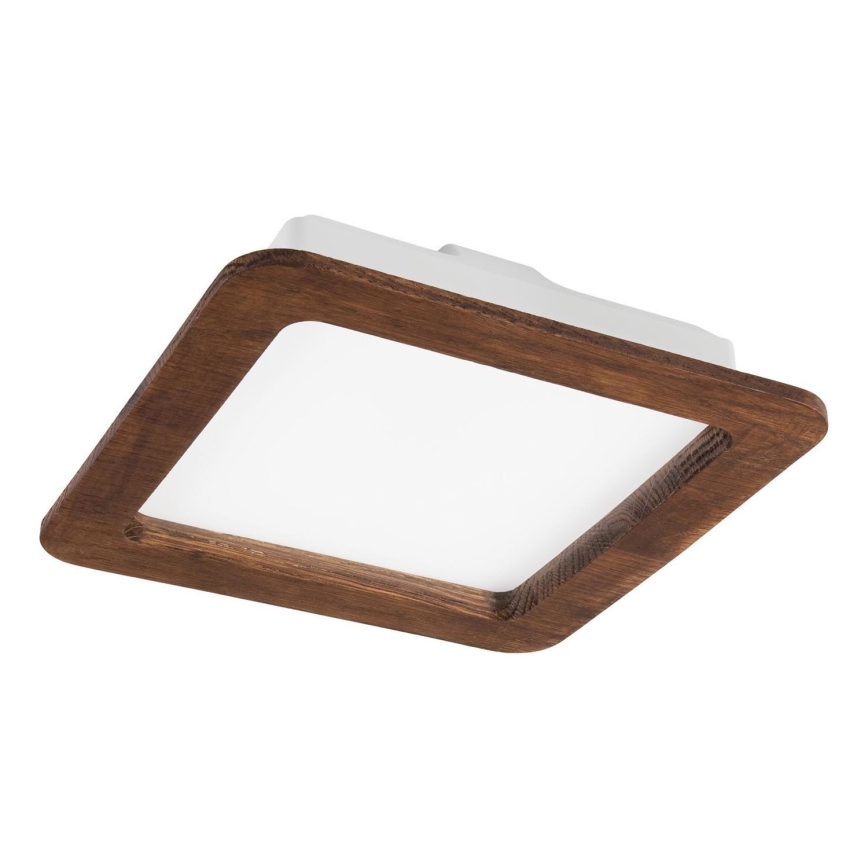 Светодиодный встраиваемый светильник WOODY SPOT LED/17W/230V 3000K вишня 18,5x18,5 см