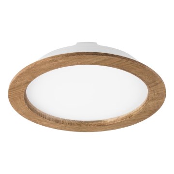 Светодиодный встраиваемый светильник WOODY SPOT LED/23,5W/230V 4000K орех Ø 23,5 см