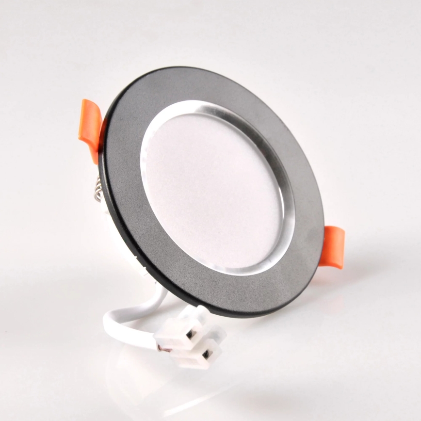 Светодиодный встроенный потолочный светильник ZOE LED/4,8W/230V черный