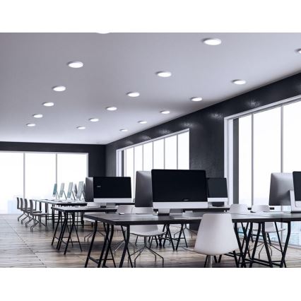Светодиодный встроенный светильник ALGINE 2в1 LED/18W/230V 3000K