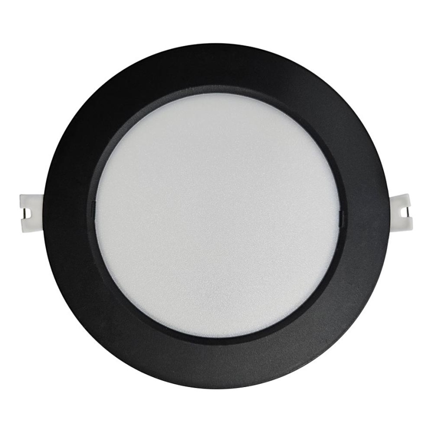 Светодиодный встроенный светильник CIRCLE LED/12W/230V 4000K диаметр 17 см черный