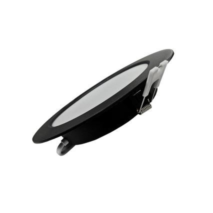 Светодиодный встроенный светильник CIRCLE LED/12W/230V 4000K диаметр 17 см черный
