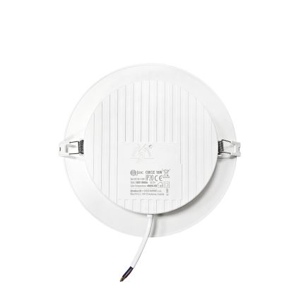 Светодиодный встроенный светильник CIRCLE LED/18W/230V 4000K диаметр 22 см белый