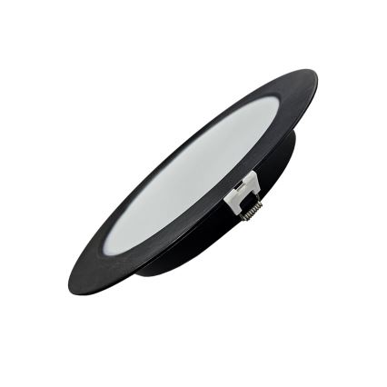 Светодиодный встроенный светильник CIRCLE LED/18W/230V 4000K диаметр 22 см черный