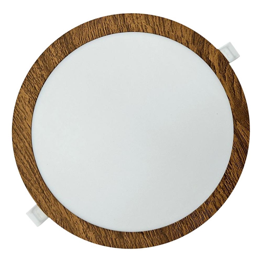 Светодиодный встроенный светильник CIRCLE LED/24W/230V 4200K диаметр 29,6 см коричневый
