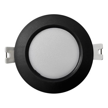 Светодиодный встроенный светильник CIRCLE LED/3W/230V 4000K диаметр 9 см черный