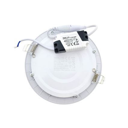 Светодиодный встроенный светильник CIRCLE LED/9W/230V 6500K диаметр 14,5 см белый