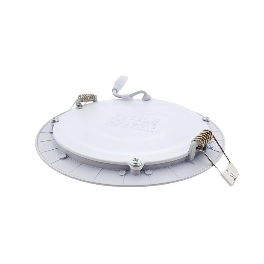 Светодиодный встроенный светильник CIRCLE LED/9W/230V 6500K диаметр 14,5 см белый