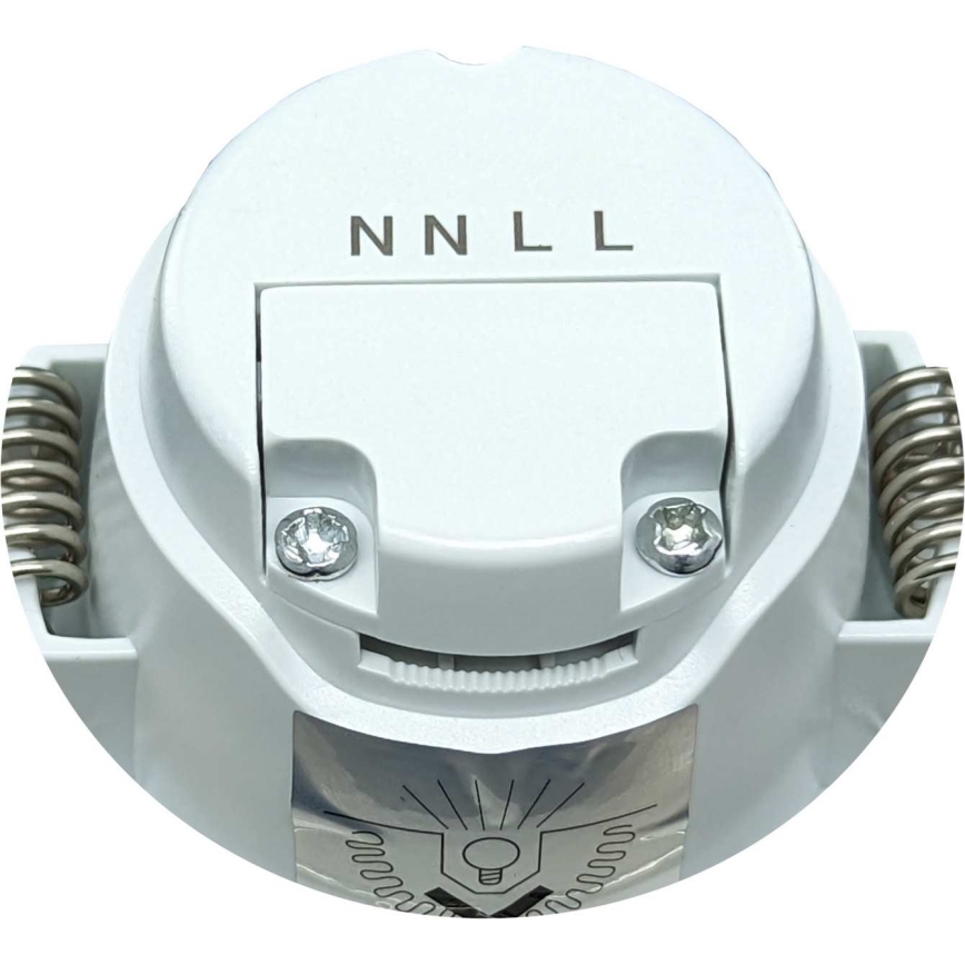 Светодиодный встроенный светильник для ванной комнаты BONO LED/5W/230V 3000K IP65 черный