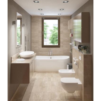 Светодиодный встроенный светильник для ванной комнаты BONO LED/5W/230V 3000K IP65 блестящий хром