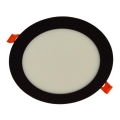 Светодиодный встроенный светильник GERD LED/12W/230V 4000K черный